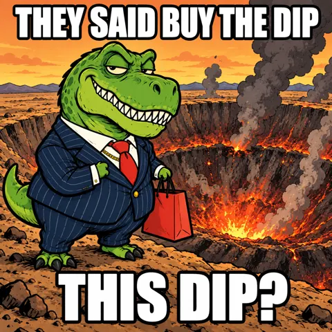 They said buy the dip. This dip?