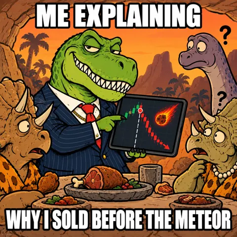 Me explaining why I sold before the meteor
