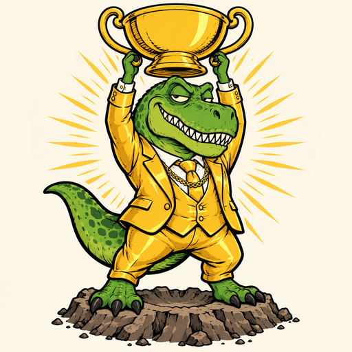 The golden champion, THE PONZISAURUS one of one